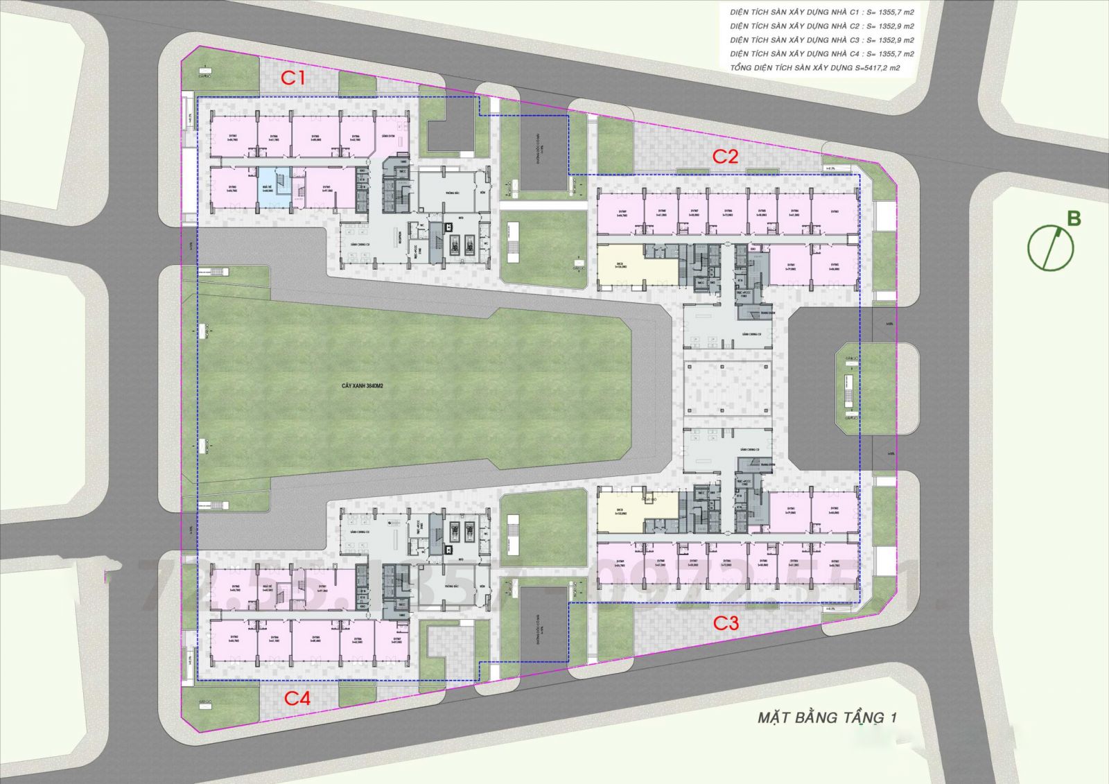 Mặt bằng - An Bình Homeland