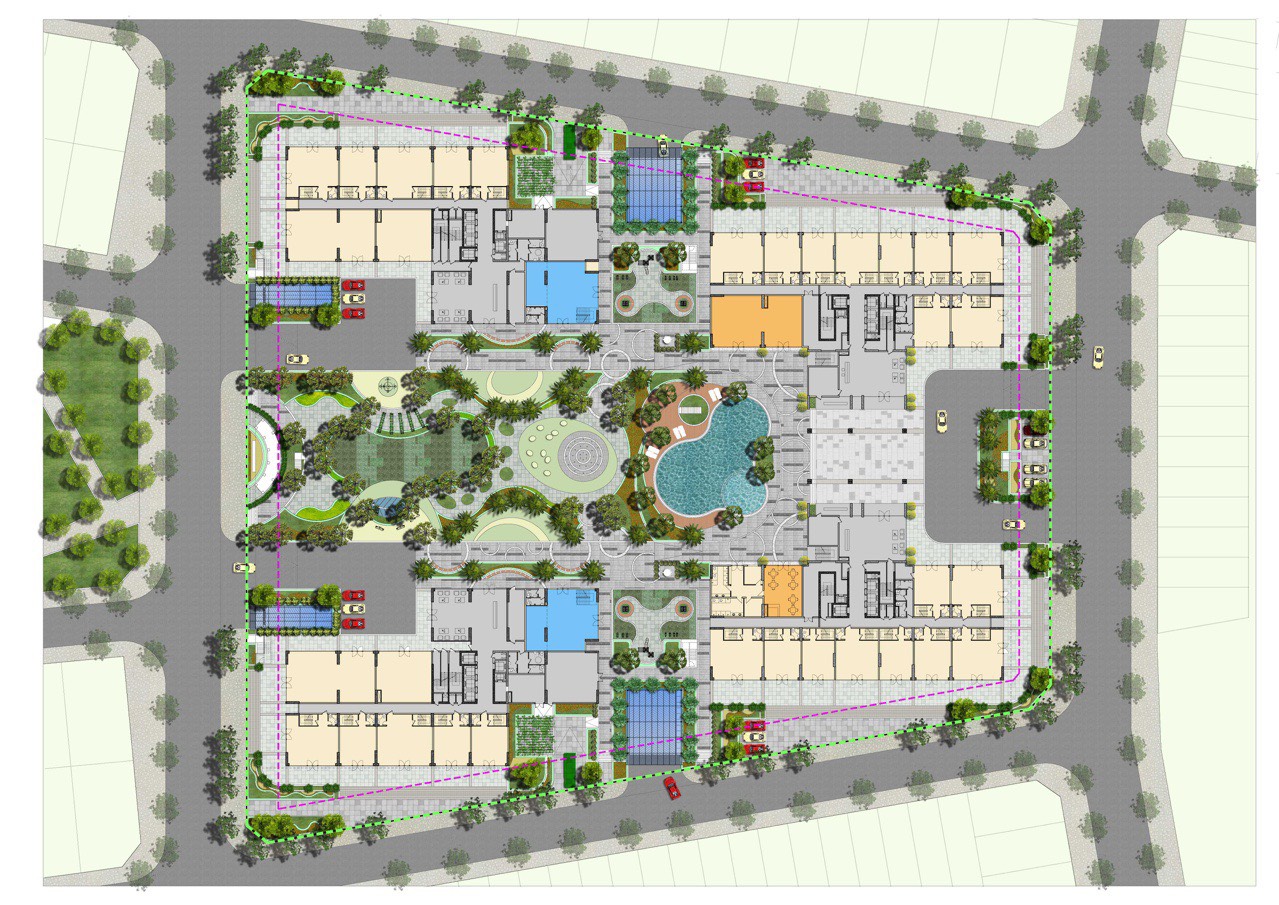 MẶT BẰNG TIỆN ÍCH AN BÌNH HOMELAND