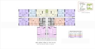 MẶT BẰNG TÒA C2-C3 - AN BÌNH HOMELAND